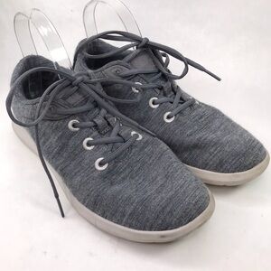 Merinos Wome's 10 Lace Ups Dark Gray Sneakers Shoes